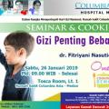 Seminar & Cooking Demo "Gizi Penting Bebas Stunting"